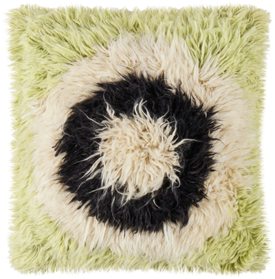 Mush Studios Green & Black Dandi Cushion In Seal