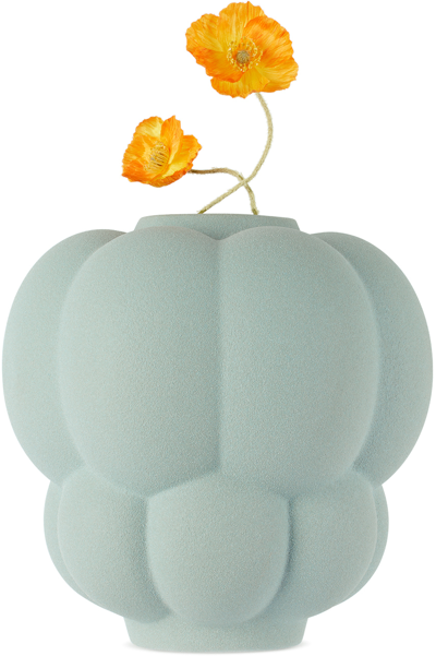 Aytm Blue Uva Vase In Pale Mint