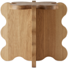 Gustaf Westman Objects Brown Mini Curvy Side Table In Oak