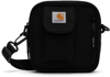 Carhartt Essentials Logo Patch Messenger Bag In Black