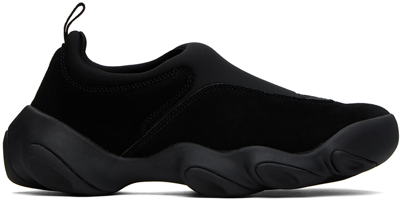 Junya Watanabe Black Oakley Factory Team Edition Flesh Slip On Sneakers