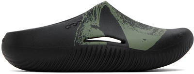 Roa Black Crocs Edition Mellow Clogs In Black/multi