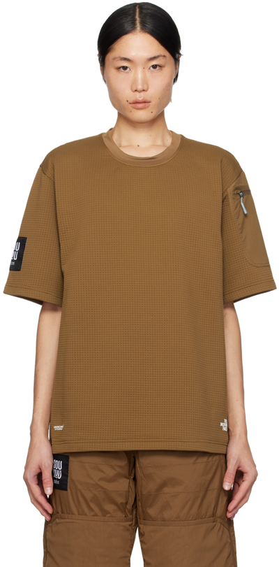 Undercover Brown The North Face Edition T-shirt In Sepia Brown