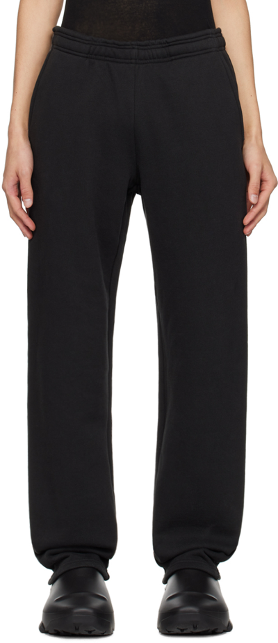 Entire Studios Organic Cotton Track Pants In Soot