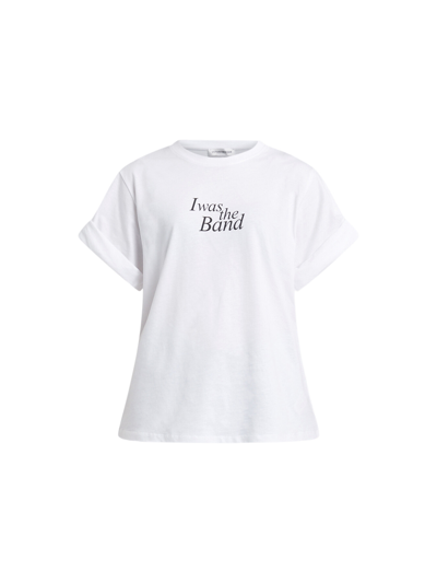 Victoria Beckham Women's Slogan T-shirt White