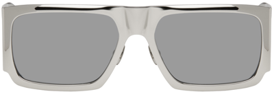 Saint Laurent Silver Sl 635 Sunglasses In 002 Silver