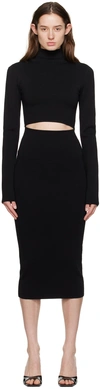 Gauge81 Black Suno Maxi Dress In 100 Black
