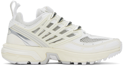 Salomon White Acs Pro Sneakers In White/vanilla/lunar