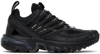 Salomon Acs Pro Advanced Rubber-trimmed Mesh Sneakers In Black/black/black