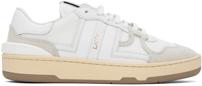 Lanvin White Clay Sneakers In 00 White