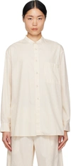 Tekla Yellow Birkenstock Edition Pyjama Shirt In Wheat