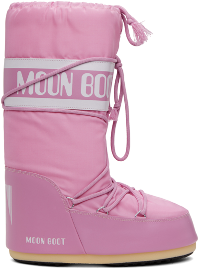 Moon Boot Pink Icon Boots In 063 Pink