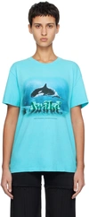 Awake Ny Blue Orca T-shirt In Sky