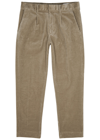 Nn07 Bill Tapered Corduroy Trousers In Beige
