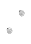 AGMES GIA SMALL STERLING SILVER STUD EARRINGS