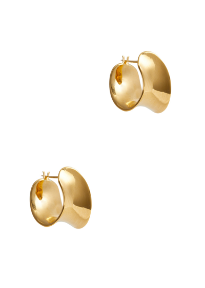 Agmes Laila Mini Gold Vermeil Hoop Earrings