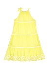 Zimmermann Teen Girls Yellow Ric Rac Cotton Dress In Yellow