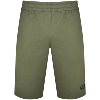 Ea7 Emporio Armani Jersey Shorts Green