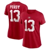 Nike Women's  Brock Purdy Scarlet San Francisco 49ers Player Name And Number T-shirt In Scarlet