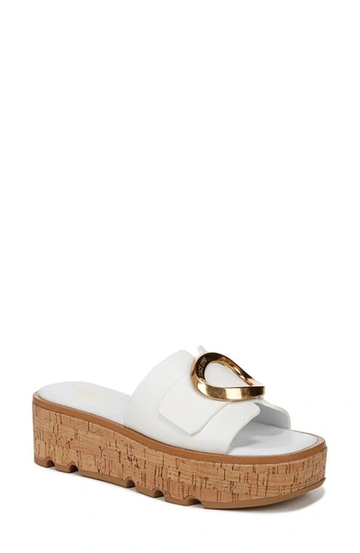 FRANCO SARTO HODA PLATFORM WEDGE SLIDE SANDAL