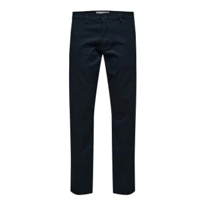 Selected Homme Slim New Miles Flex Pant In Blue