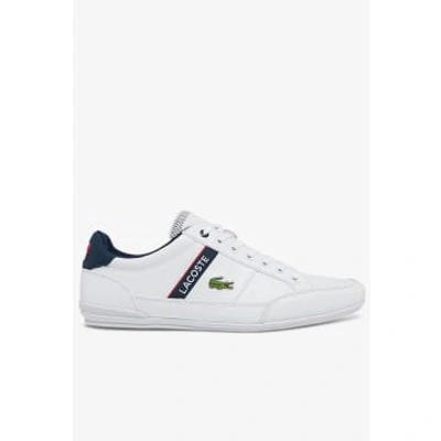 Lacoste Men's Chaymon Textile And Synthetic Trainers In White