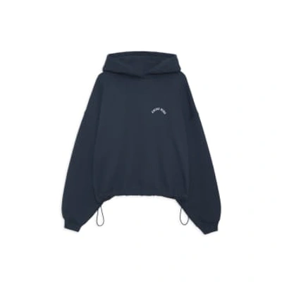 Anine Bing Lucy Hoodie  In Navy