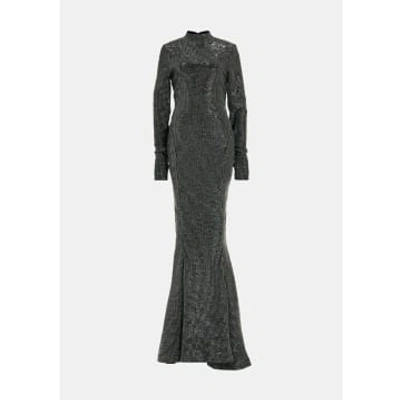 Essentiel Antwerp Equina Mermaid Sequin Dress In Black