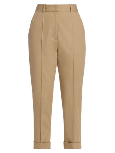 3.1 Phillip Lim Women's Cropped Carrot Trousers In Khaki