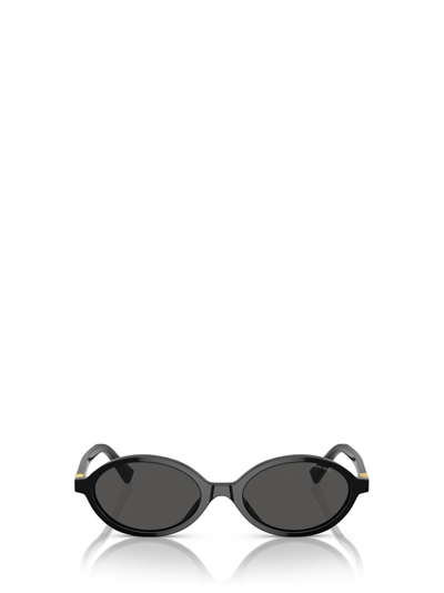 Miu Miu Eyewear Oval In Black