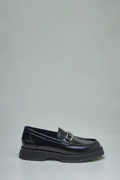 Fendi Loafer Calf Leather In Black