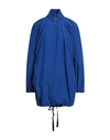 VICTOR VICTORIA VICTOR VICTORIA WOMAN OVERCOAT & TRENCH COAT BLUE SIZE 4 POLYESTER, POLYAMIDE