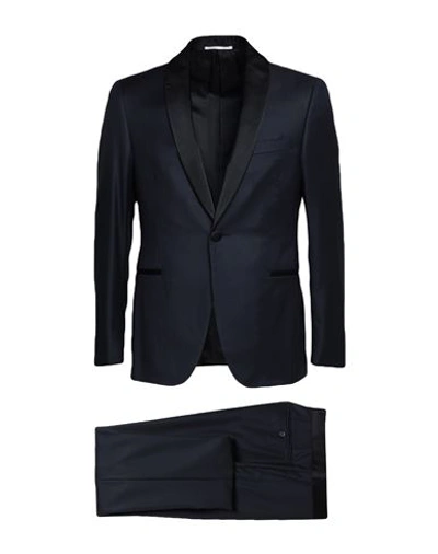 Pal Zileri Man Suit Midnight Blue Size 40 Wool