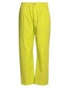 Amaranto Man Pants Acid Green Size 34 Cotton