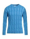 Stilosophy Man Sweater Azure Size S Acrylic, Wool In Blue