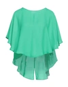 Cannella Woman Cape Green Size Onesize Polyester