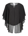 Cannella Woman Cape Black Size Onesize Polyester