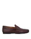 Tod's Man Loafers Dark Brown Size 5 Soft Leather In Brown