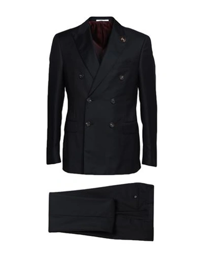 Pal Zileri Man Suit Black Size 46 Wool, Cupro