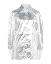 Stefano De Lellis Woman Shirt Silver Size 8 Polyester In Silver
