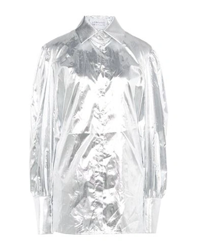 Stefano De Lellis Woman Shirt Silver Size 8 Polyester