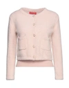 Ouvert Dimanche Woman Twin Set Blush Size S/m Polyester, Polyamide In Pink
