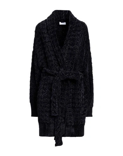Ferragamo Woman Coat Midnight Blue Size S Viscose, Polyamide, Lambskin