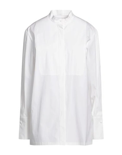 Mila Schön Woman Shirt White Size 8 Cotton, Elastane