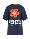 Kenzo Boke Flower T-shirt In Blue