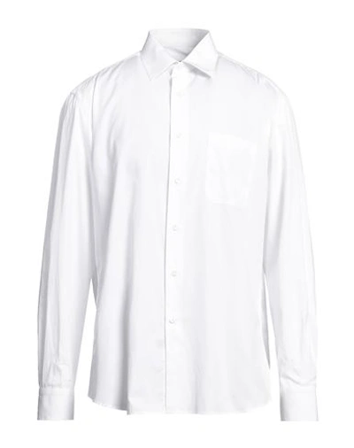 Lanvin Man Shirt White Size 16 Cotton