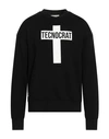The Workshop Berlin Man Sweatshirt Black Size Xl Cotton In Black