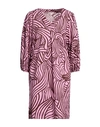 Camicettasnob Woman Mini Dress Pink Size 8 Cotton, Elastane In Pink