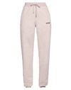 Off-white Woman Pants Antique Rose Size 4 Cotton, Elastane, Polyester In Pink