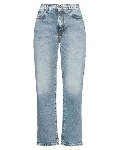Weekend Max Mara Woman Denim Pants Blue Size 4 Cotton